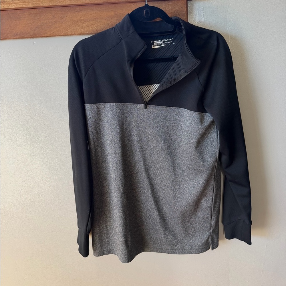 Nike Golf Black Dri-FIT Pullover
